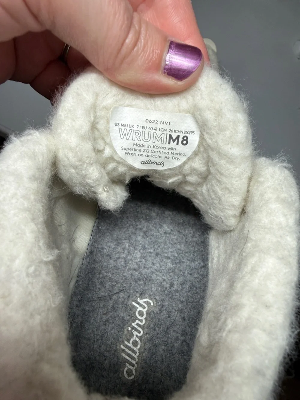 Allbirds Men’s Wool Runner-Up Fluffs - Picture 9 of 9